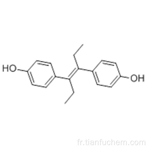 Phénol, 4,4 &#39;- [(1E) -1,2-diéthyl-1,2-éthénediyl] bis CAS 56-53-1